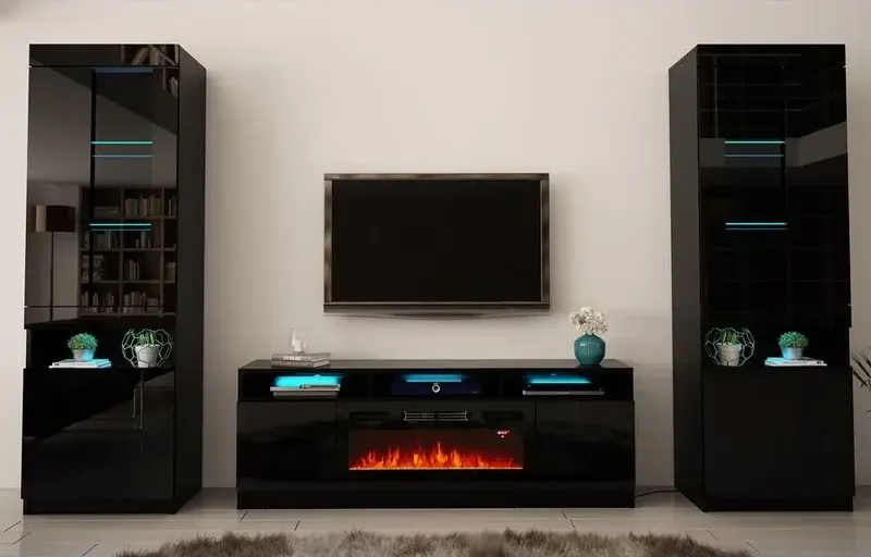 electric fireplace tv stands