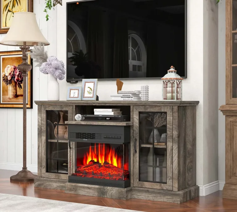 fireplace tv stand